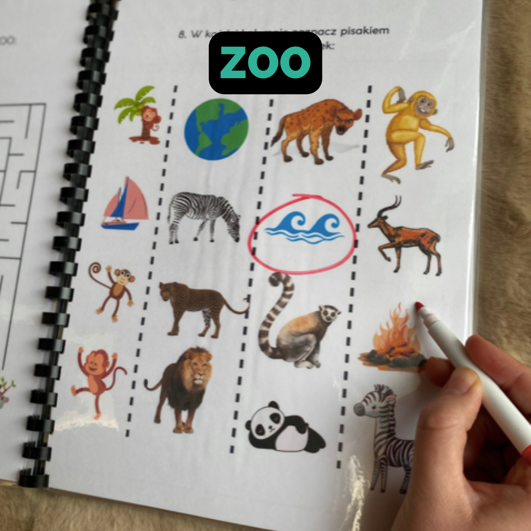 pomoc edukacyjna zoo
